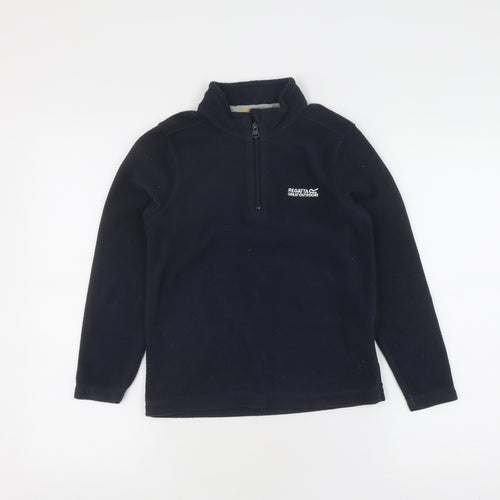 Regatta Boys Blue Fleece Sweatshirt Size 9-10 Years