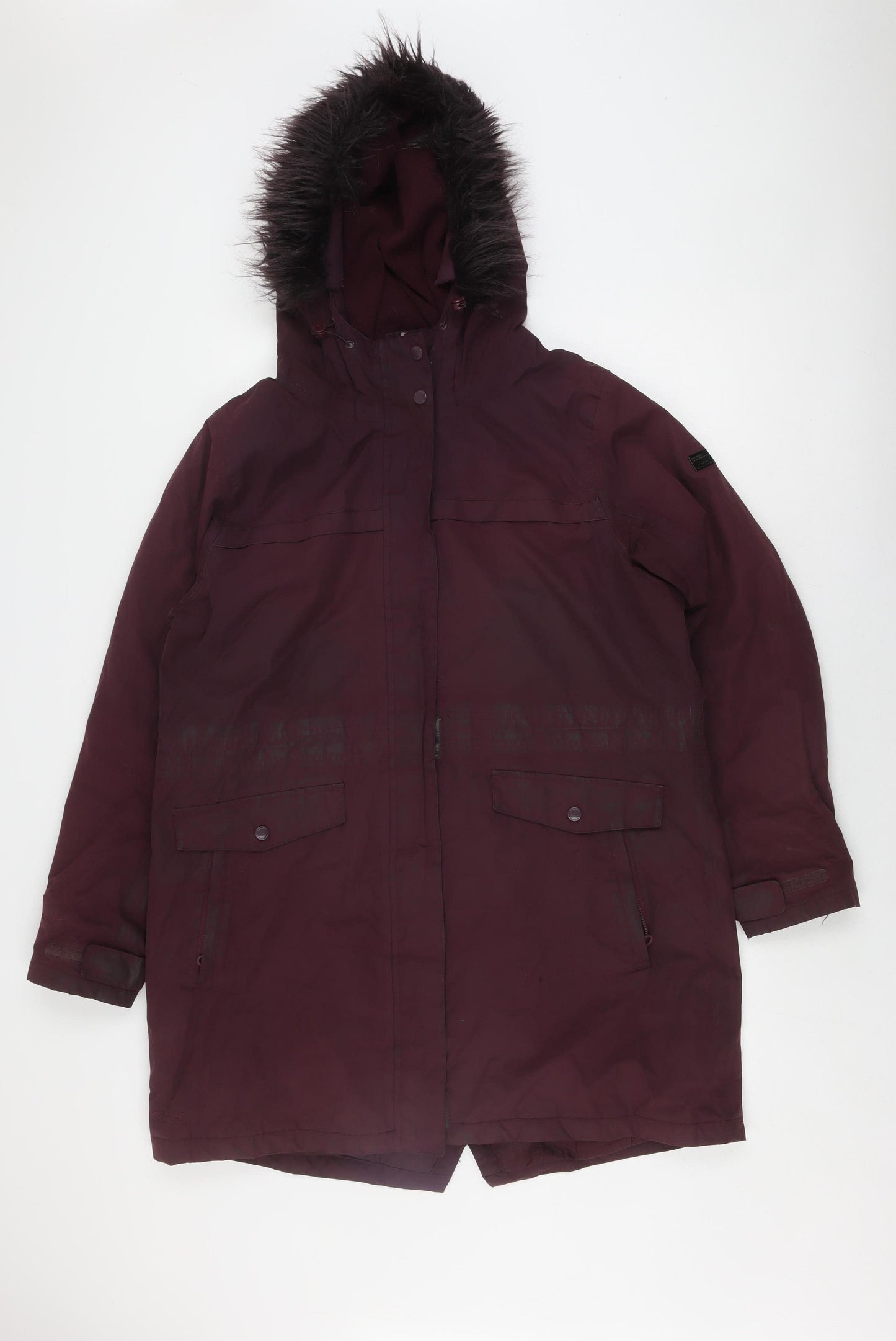 Regatta Women's Purple Parka Coat Size 18