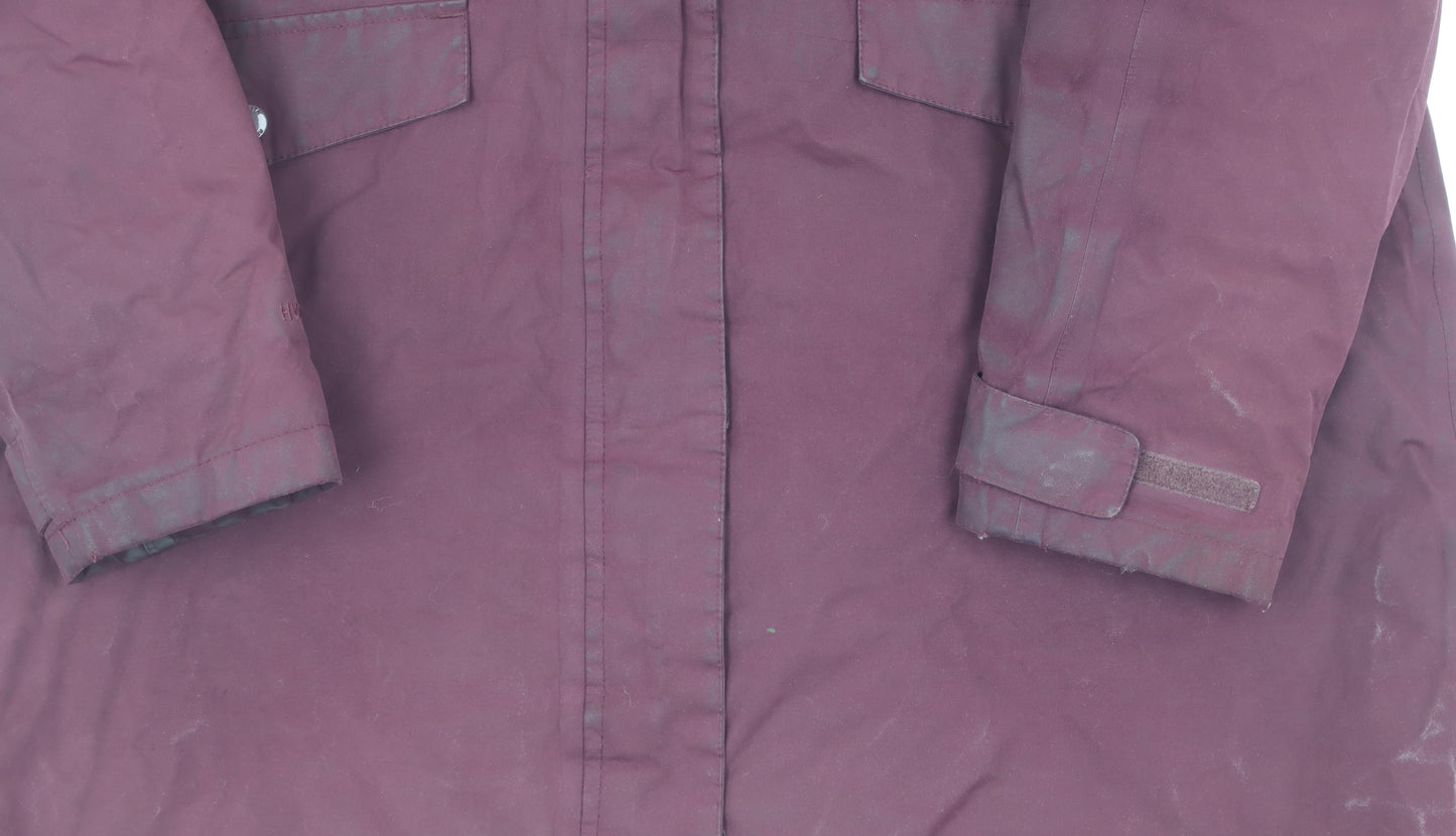 Regatta Women's Purple Parka Coat Size 18