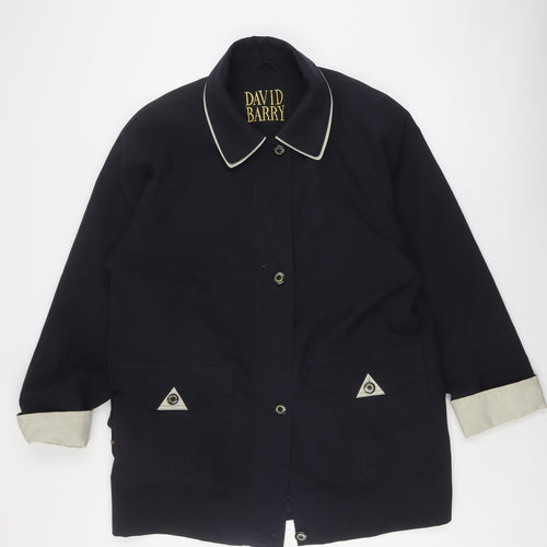 David Barry Women's Black Regular Fit Jacket