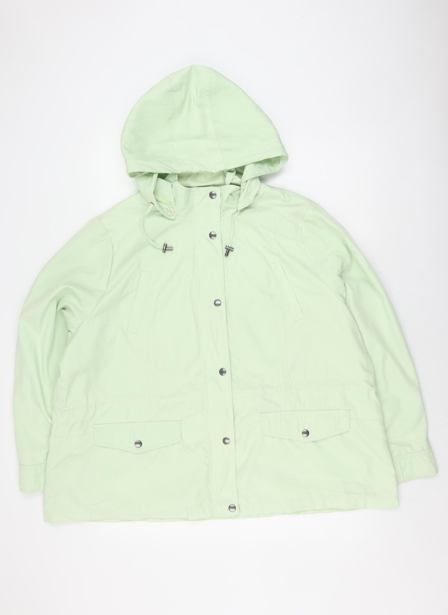 Marks and Spencer Women's Green Rain Jacket UK 24