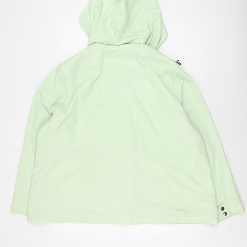 Marks and Spencer Women's Green Rain Jacket UK 24