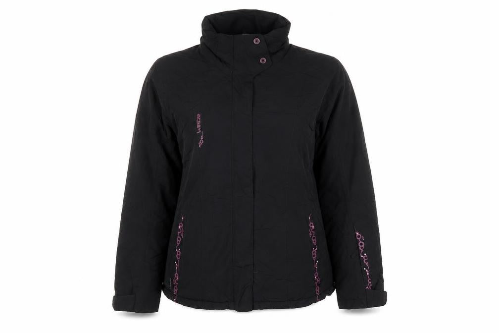 Front view of Wedze Women's Black Ski Jacket, size 16, Winter Sports