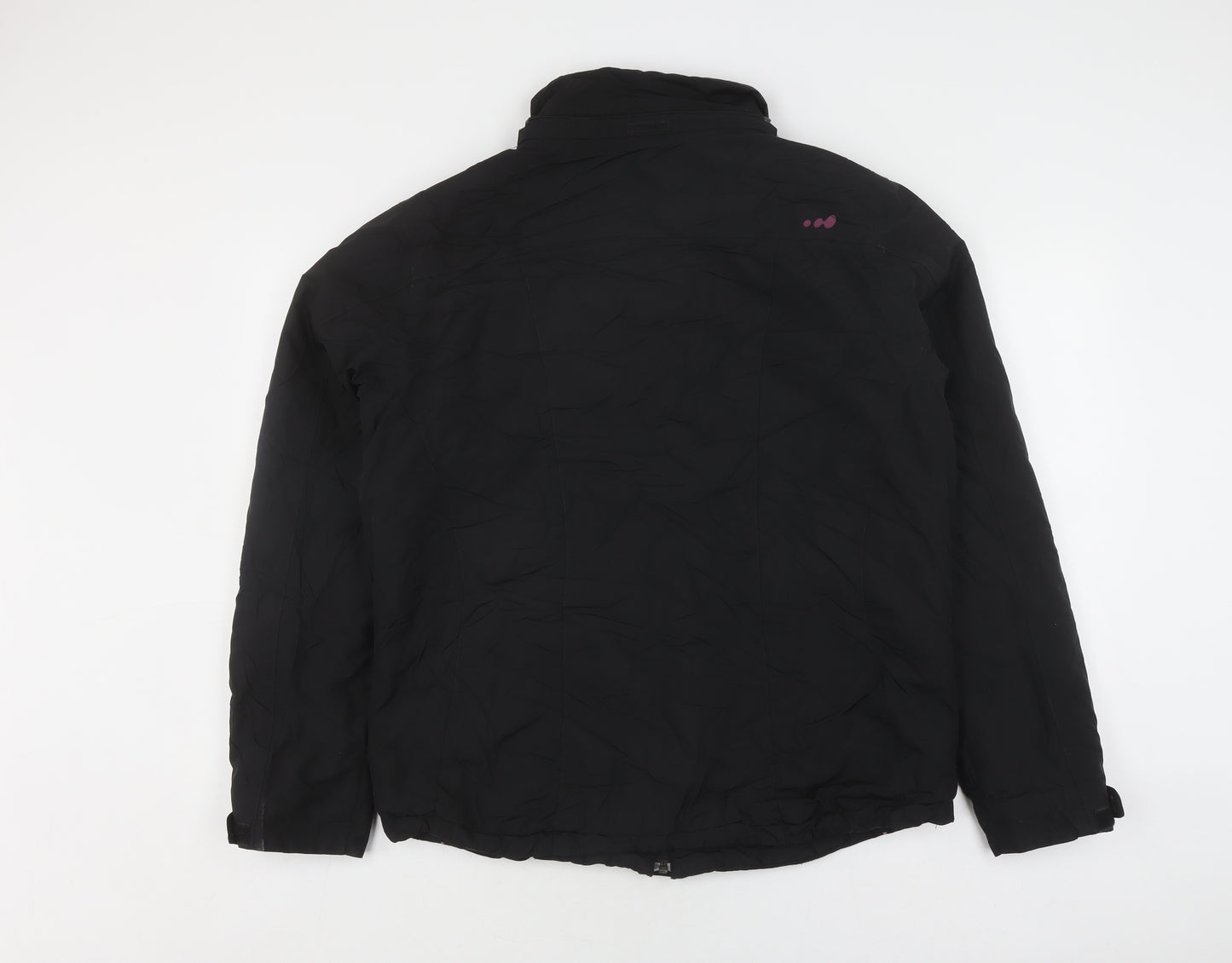 Wedze Women's Black Ski Jacket Size 16 Winter Sports