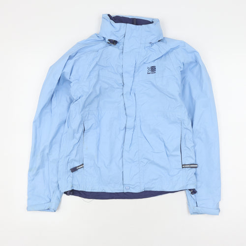 Karrimor Girls Blue Puffer Jacket M Mid-Length