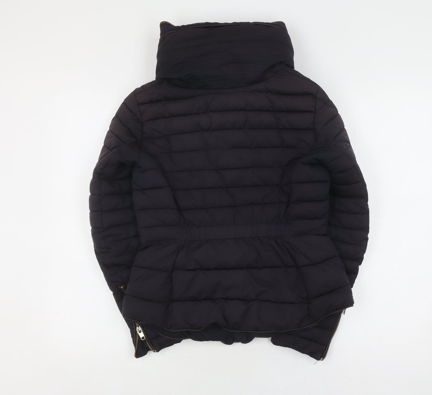 Zara Women's Black Puffer Jacket S Winter Coat