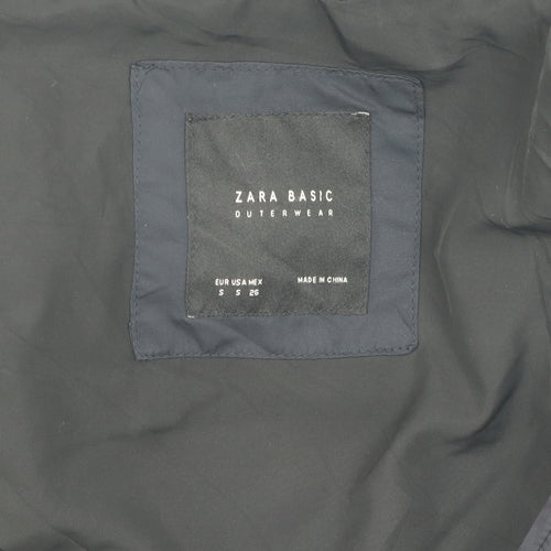 Zara Women's Black Puffer Jacket S Winter Coat