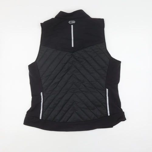 Decathlon Women's XL Black Quilted Sports Waistcoat