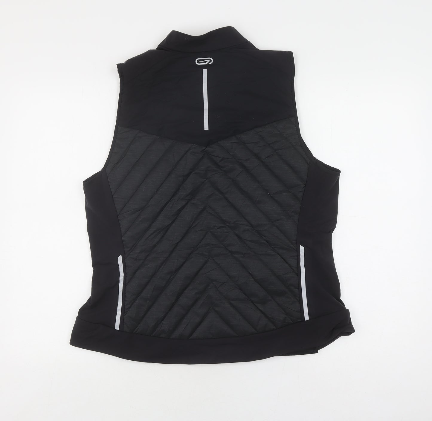 Decathlon Women's XL Black Quilted Sports Waistcoat
