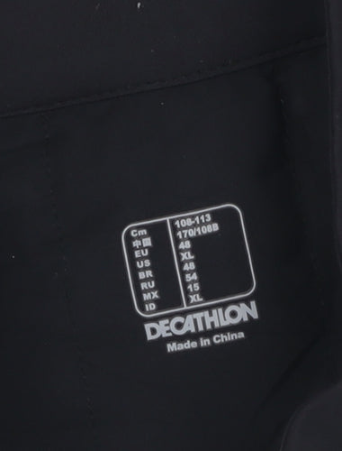 Decathlon Women's XL Black Quilted Sports Waistcoat