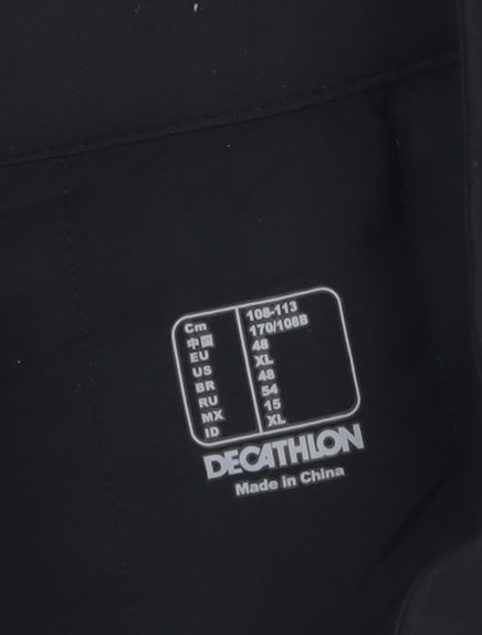 Decathlon Women's XL Black Quilted Sports Waistcoat