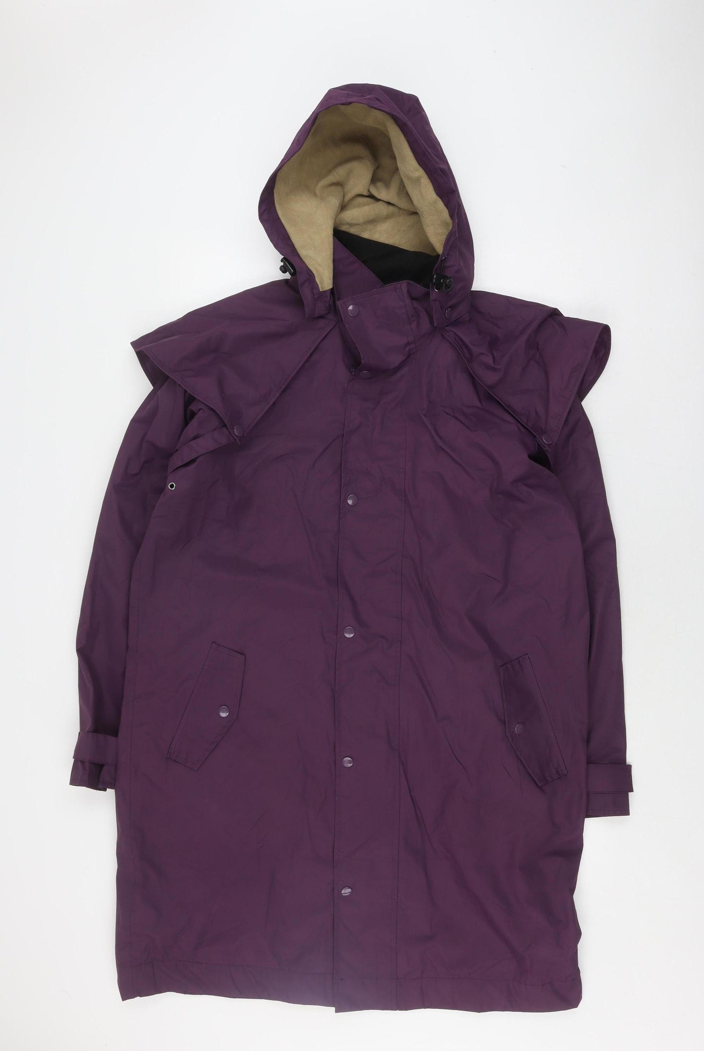 Cotton Traders Women's Purple Parka Jacket, Size M