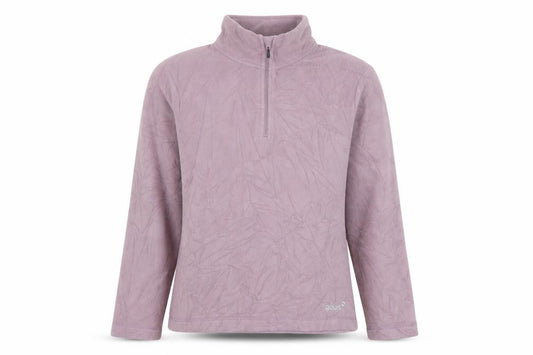 Front view of Gelert Women's Purple Fleece, size 12, Pullover
