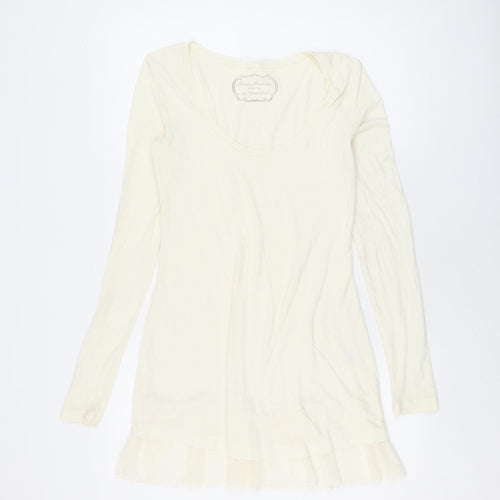 Peruvian Connection Women's Ivory XS Long Sleeve Top