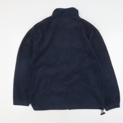 C&A Men's Blue Fleece Jacket M - Full Zip Casual