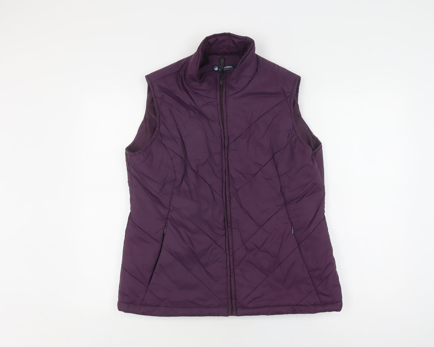 Peter Storm Women's Purple Sleeveless Waistcoat Size 14