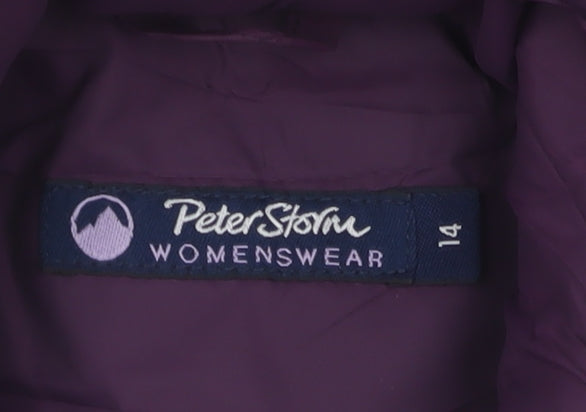Peter Storm Women's Purple Sleeveless Waistcoat Size 14