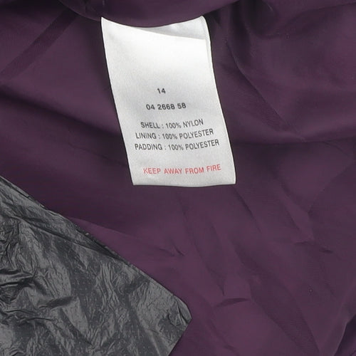 Peter Storm Women's Purple Sleeveless Waistcoat Size 14