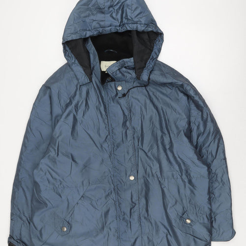 Isabelle Women's Blue XL Hooded Waterproof Rain Coat