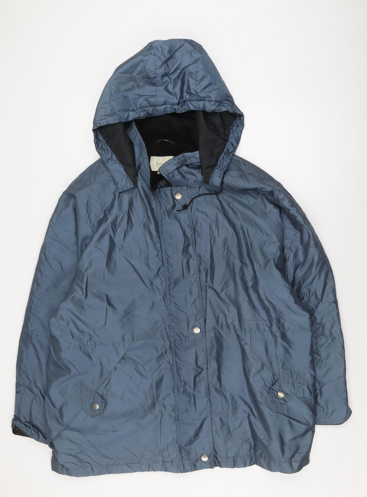 Isabelle Women's Blue XL Hooded Waterproof Rain Coat