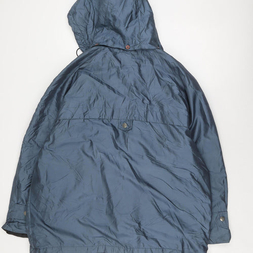 Isabelle Women's Blue XL Hooded Waterproof Rain Coat