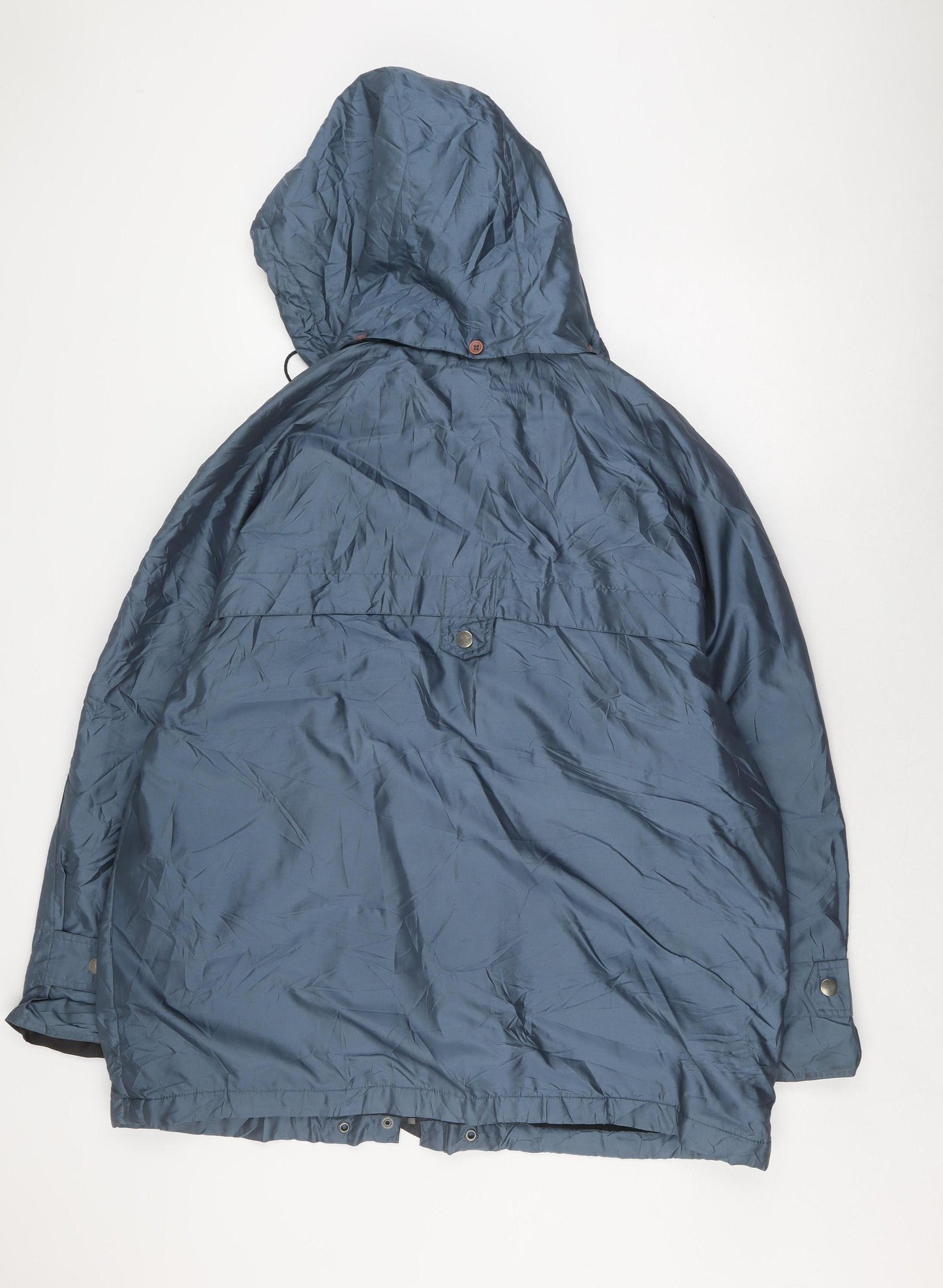 Isabelle Women's Blue XL Hooded Waterproof Rain Coat