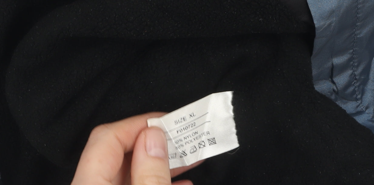 Isabelle Women's Blue XL Hooded Waterproof Rain Coat