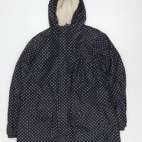 Cotton Traders Women's Black Puffer Jacket Size 16