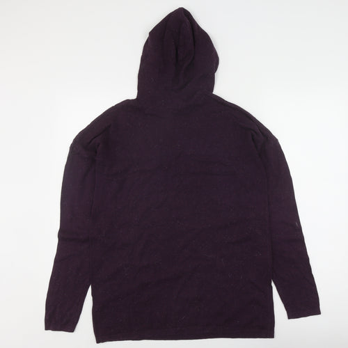 ASOS Women's Purple M Hoodie with Drawstring, Cotton