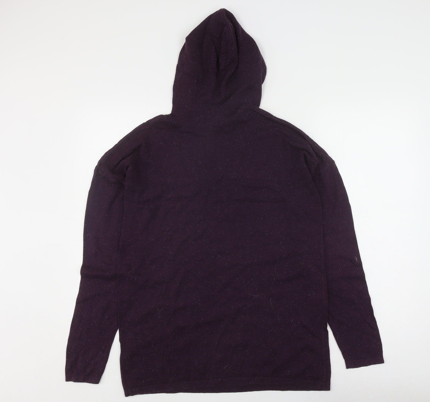 ASOS Women's Purple M Hoodie with Drawstring, Cotton