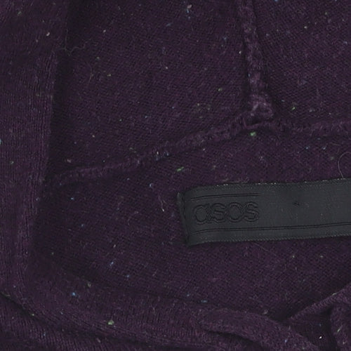 ASOS Women's Purple M Hoodie with Drawstring, Cotton