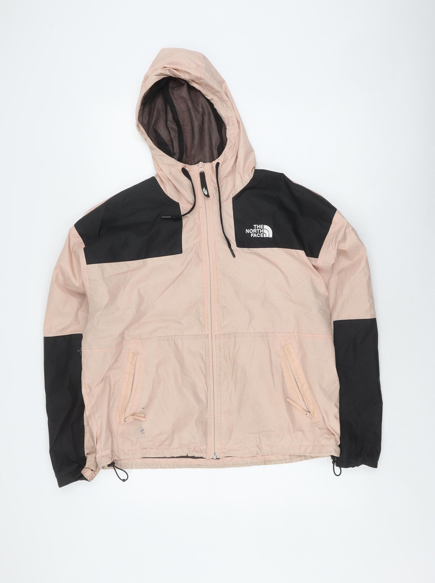 The North Face Women's Beige Windbreaker Jacket L