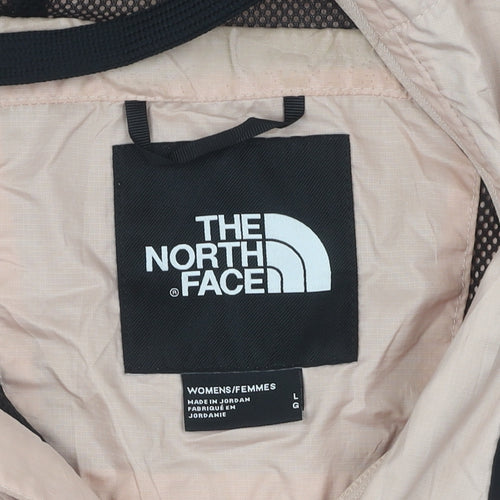 The North Face Women's Beige Windbreaker Jacket L