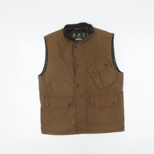 Barbour Women's Brown Waistcoat S Classic Check