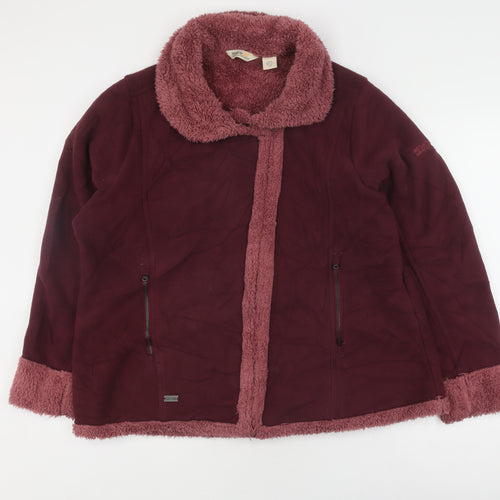Regatta Women's Purple Fleece Jacket Size 20