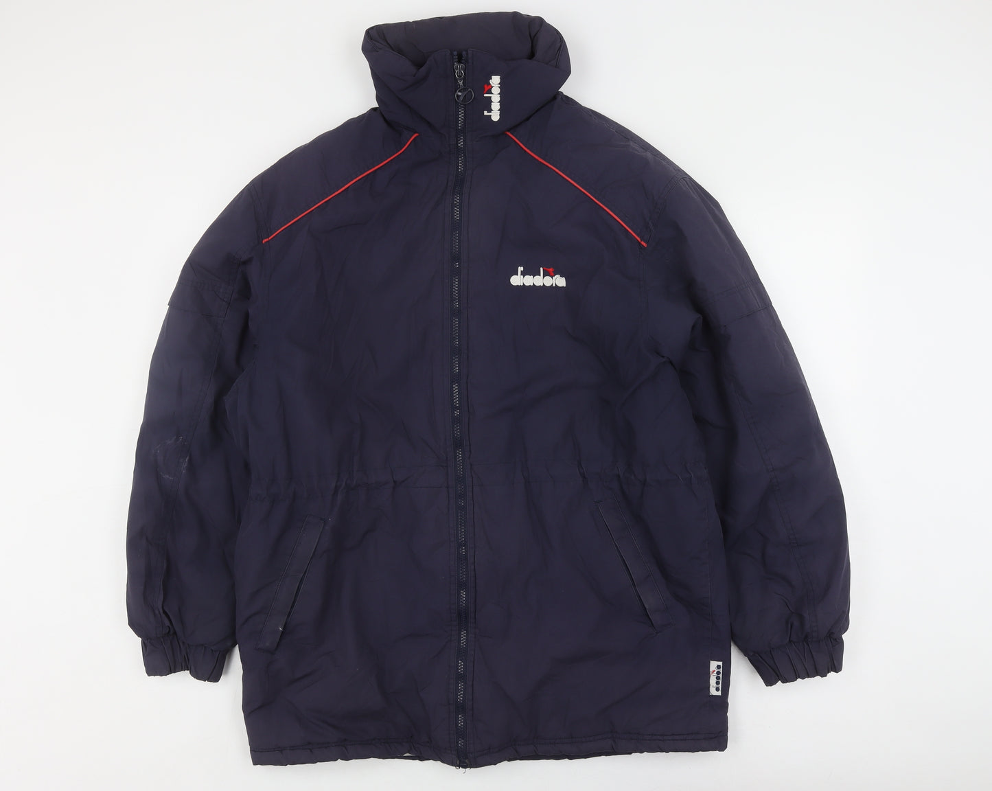Diadora Unisex Blue Puffer Jacket M Winter