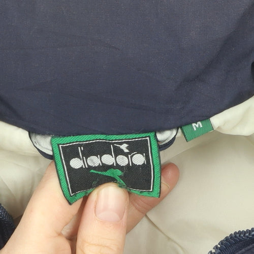 Diadora Unisex Blue Puffer Jacket M Winter