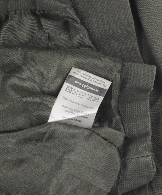 FLY53 Women's Green Parka Jacket, Size S, Casual Style