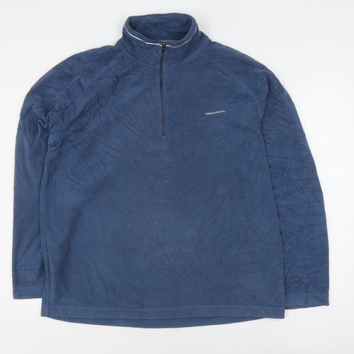 Craghoppers Men's 2XL Blue Fleece Pullover Sweatshirt