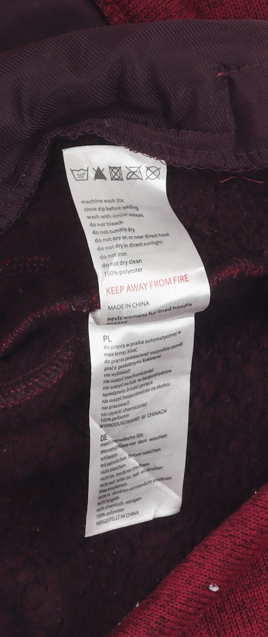 Mountain Warehouse Women's Hooded Red Jacket Size 8