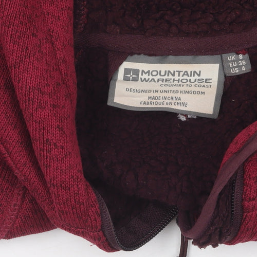 Mountain Warehouse Women's Hooded Red Jacket Size 8