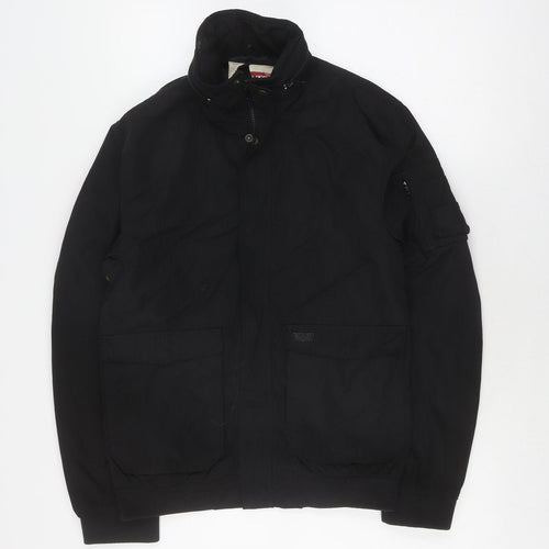 Levi's Black Unisex Basic Jacket S - Casual Stylish Zip