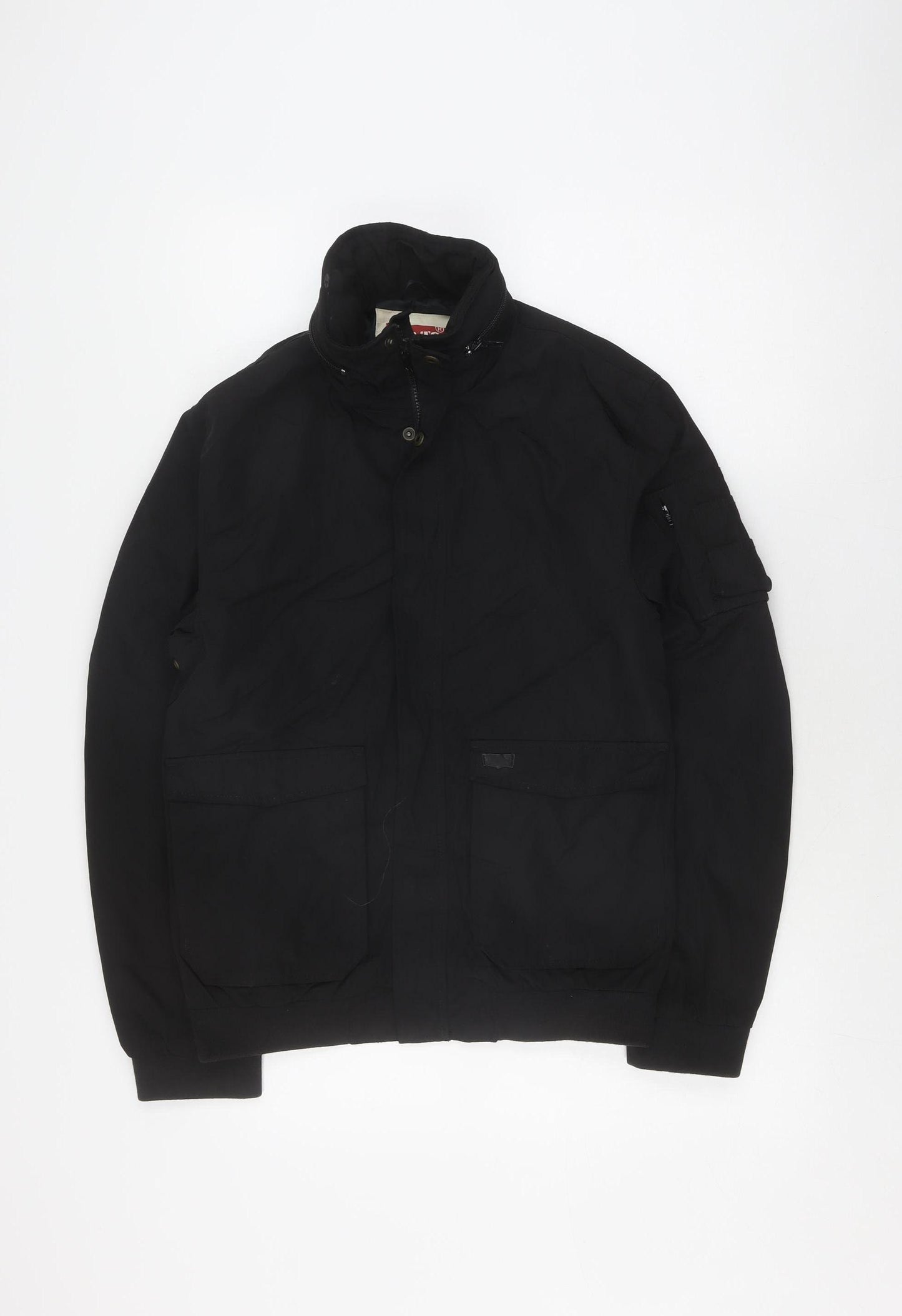 Levi's Black Unisex Basic Jacket S - Casual Stylish Zip