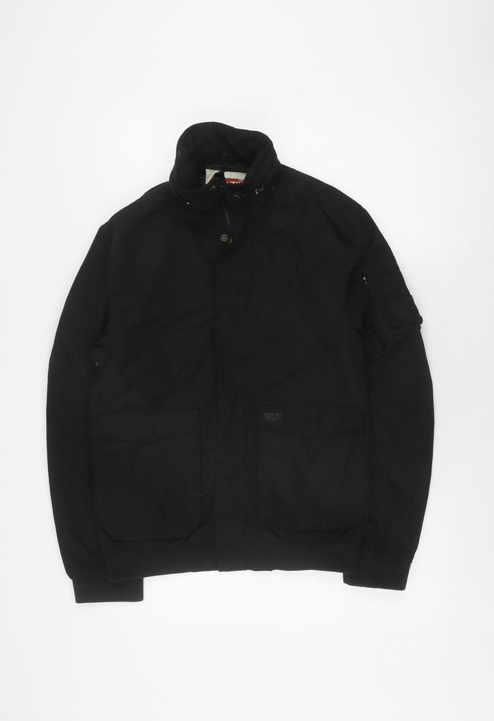 Levi's Black Unisex Basic Jacket S - Casual Stylish Zip