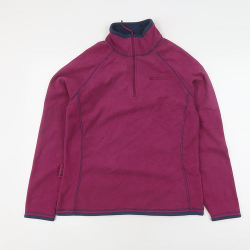 Mountain Warehouse Women's Purple Fleece Sweatshirt Size 10