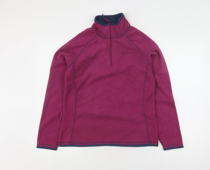 Mountain Warehouse Women's Purple Fleece Sweatshirt Size 10