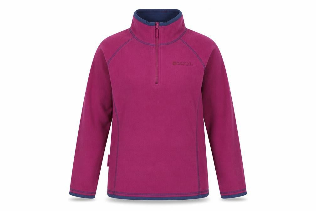 Front view of Mountain Warehouse Women's Purple Fleece Sweatshirt, size 10