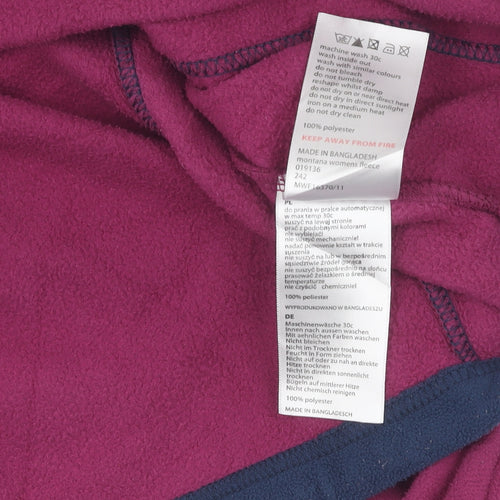 Mountain Warehouse Women's Purple Fleece Sweatshirt Size 10