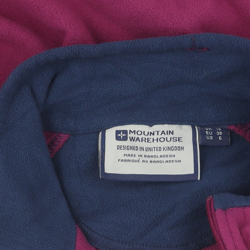 Mountain Warehouse Women's Purple Fleece Sweatshirt Size 10