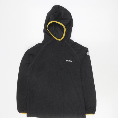 Regatta Boys Black Pullover Hoodie, 11-12 Years, Outdoor, Lightweight